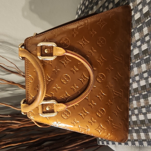 Louis Vuitton Bronze Vernis Forsyth Handbag - Picture 1 of 17